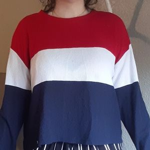 Red, White, and Blue Long Sleeve